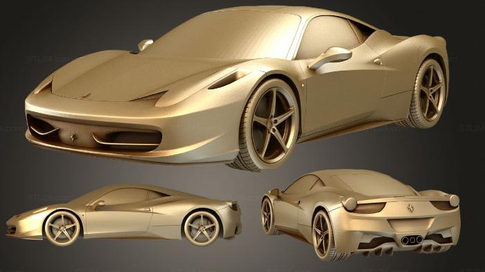 Автомобили и транспорт (Italia, CARS_2011) 3D модель для ЧПУ станка